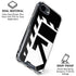 Black and White Geometric Shapes iPhone 16e Clear Case